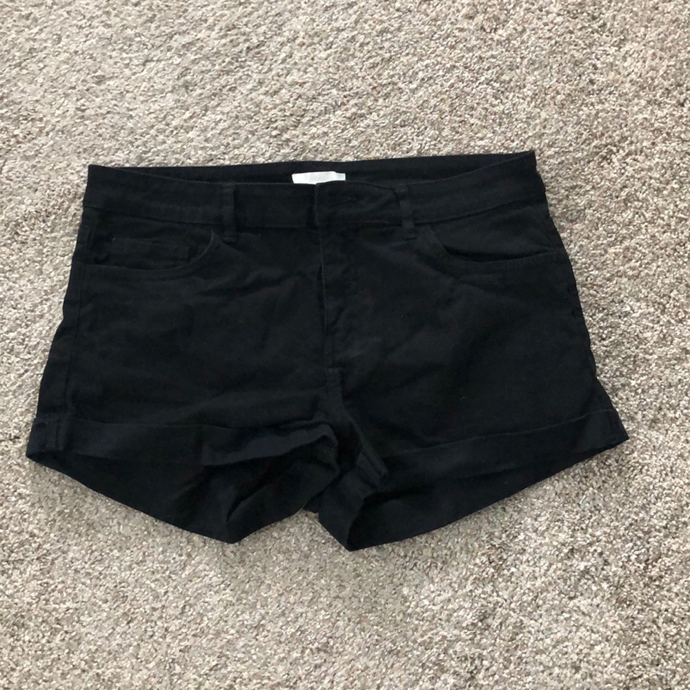 Black shorts from H&M size 8